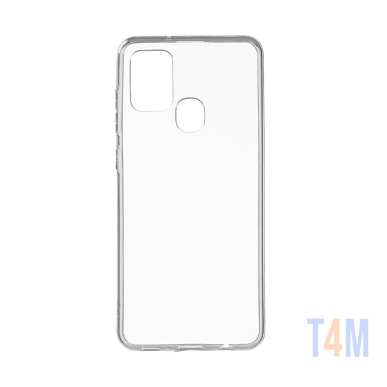 Capa de Silicone Macio para Samsung Galaxy A21s Transparente